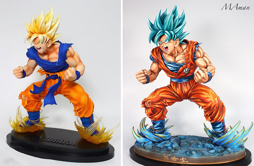 Japanese Artist Takes 3D Sculptures And Makes Them Look Like Manga-Style Illustrations