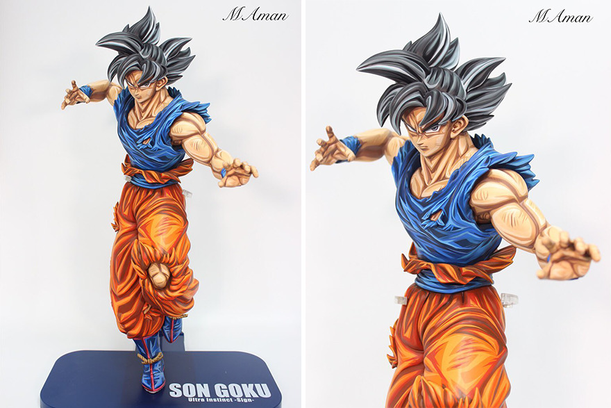 Japanese Artist Takes 3D Sculptures And Makes Them Look Like Manga-Style Illustrations