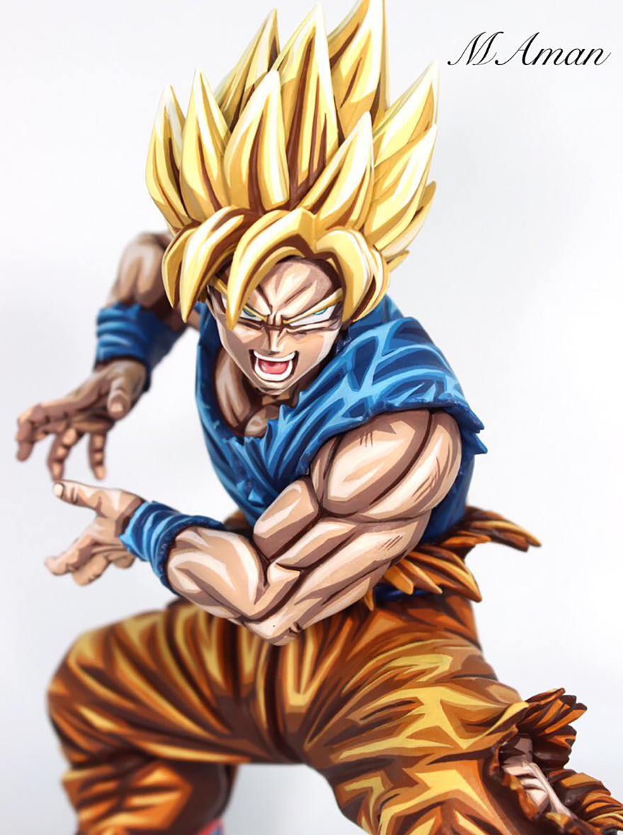 Japanese Artist Takes 3D Sculptures And Makes Them Look Like Manga-Style Illustrations