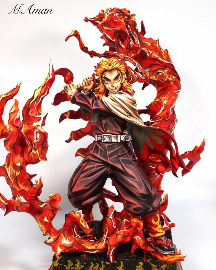 Japanese Artist Takes 3D Sculptures And Makes Them Look Like Manga-Style Illustrations