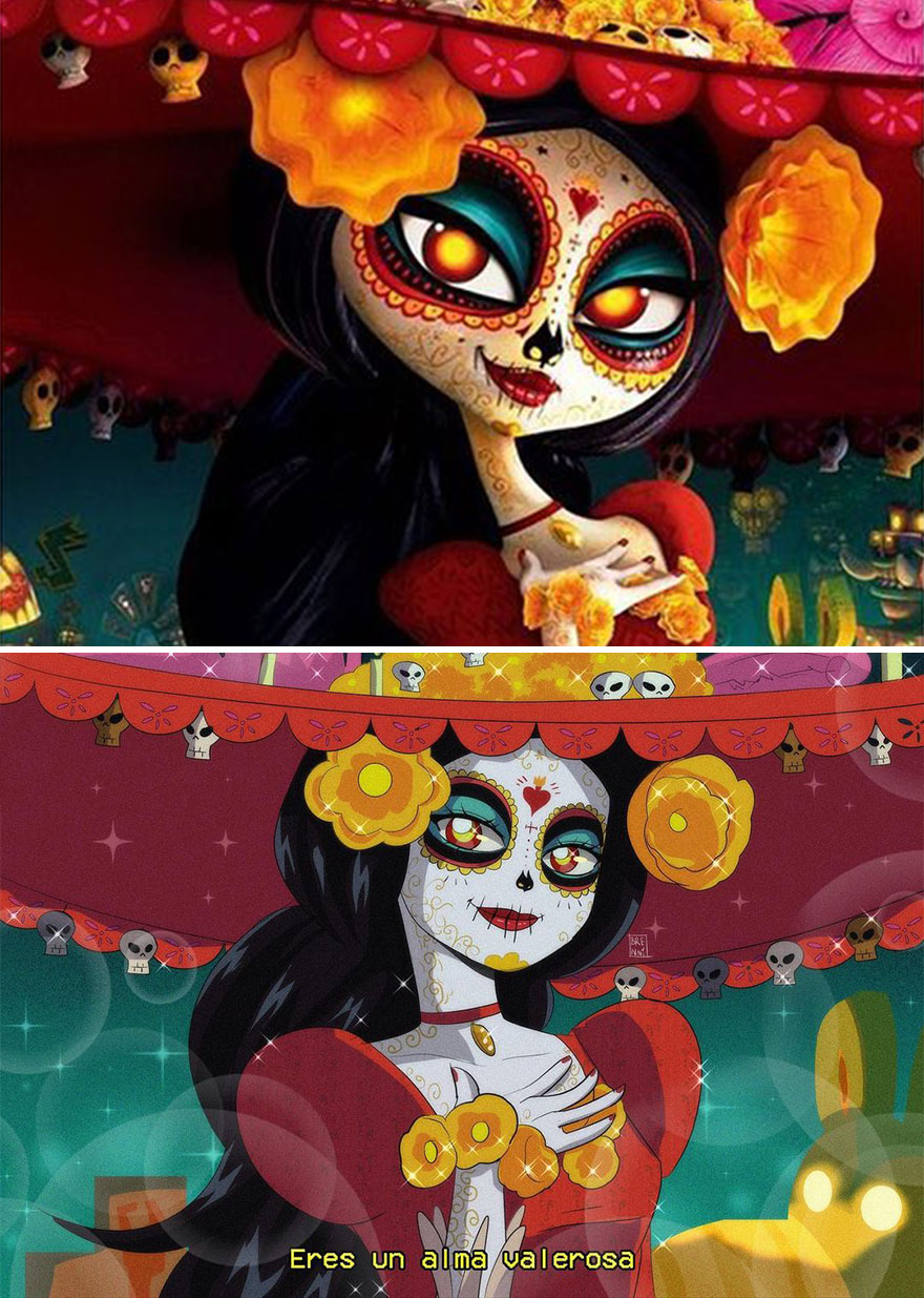 Mexican Illustrator Turns Characters From Famous Movies And Series Into Anime