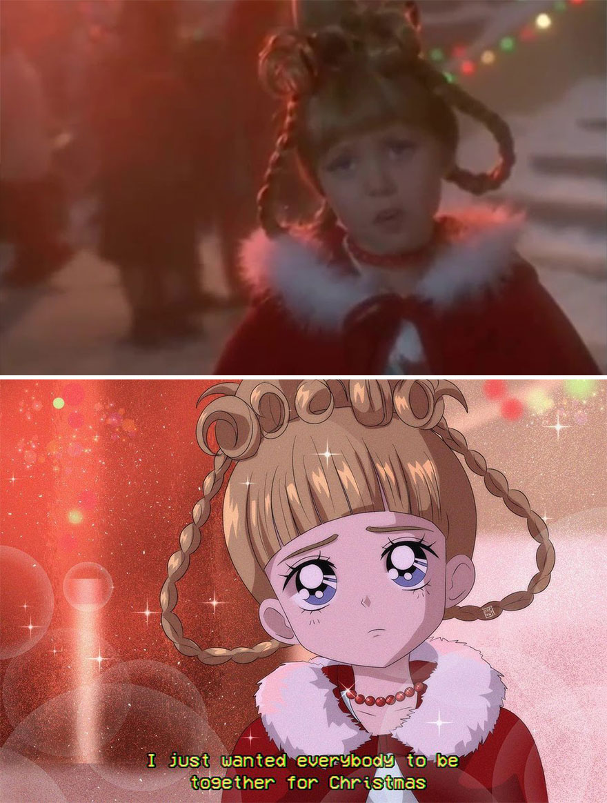 Mexican Illustrator Turns Characters From Famous Movies And Series Into Anime