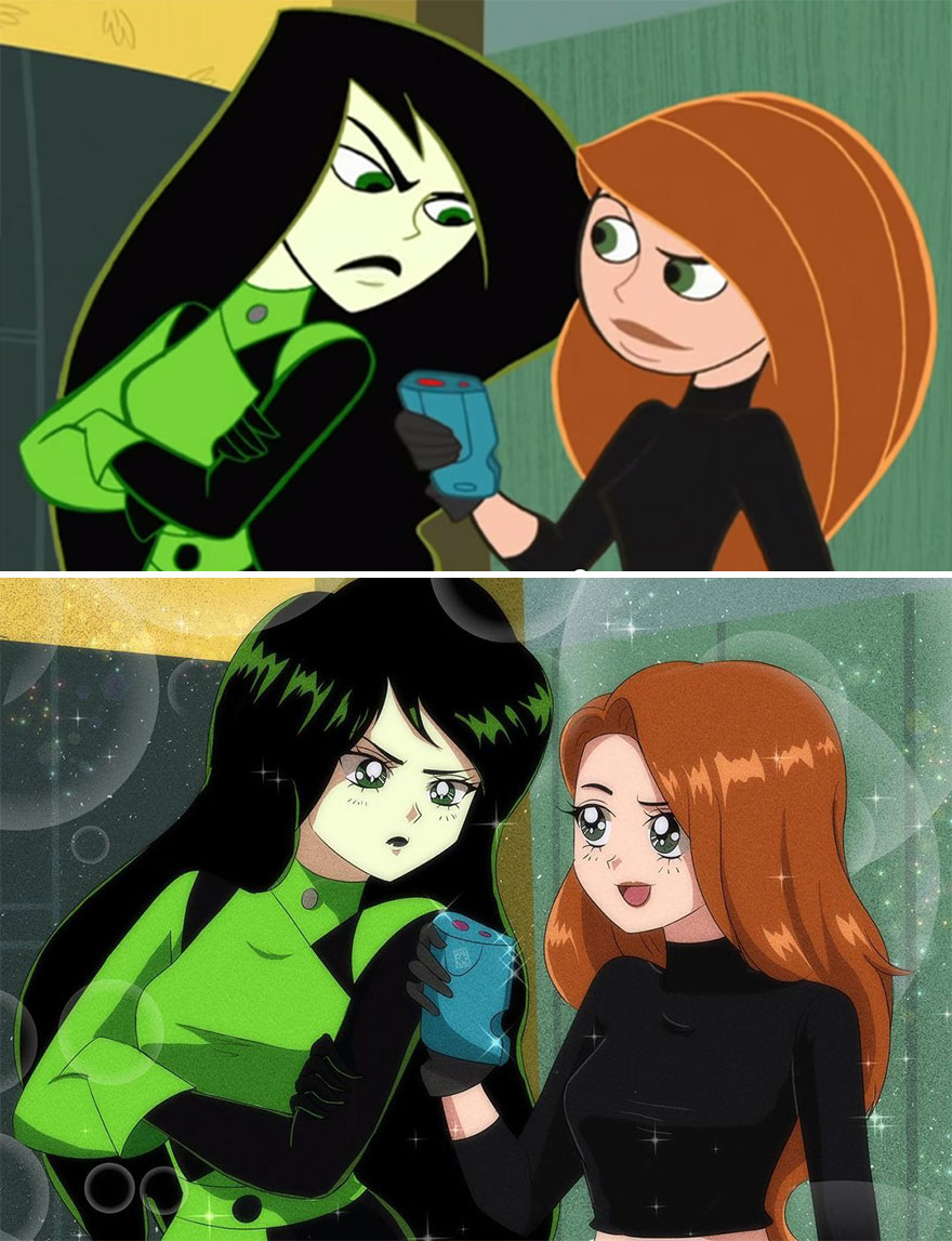 Mexican Illustrator Turns Characters From Famous Movies And Series Into Anime