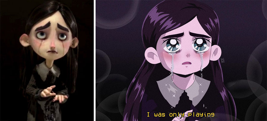 Mexican Illustrator Turns Characters From Famous Movies And Series Into Anime