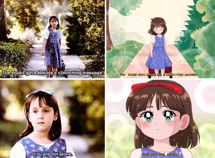 Mexican Illustrator Turns Characters From Famous Movies And Series Into Anime