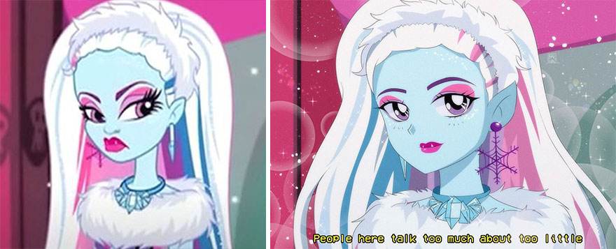 Mexican Illustrator Turns Characters From Famous Movies And Series Into Anime