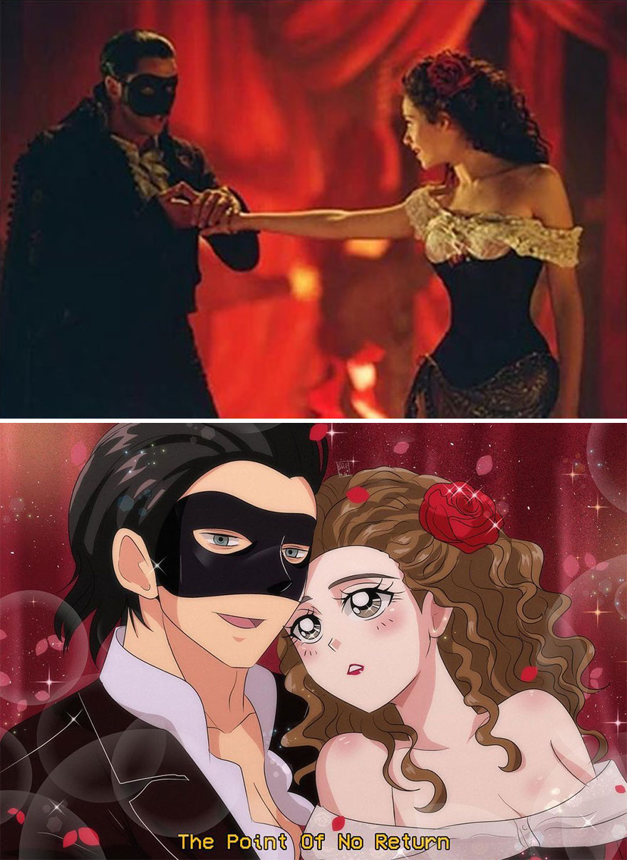 Mexican Illustrator Turns Characters From Famous Movies And Series Into Anime