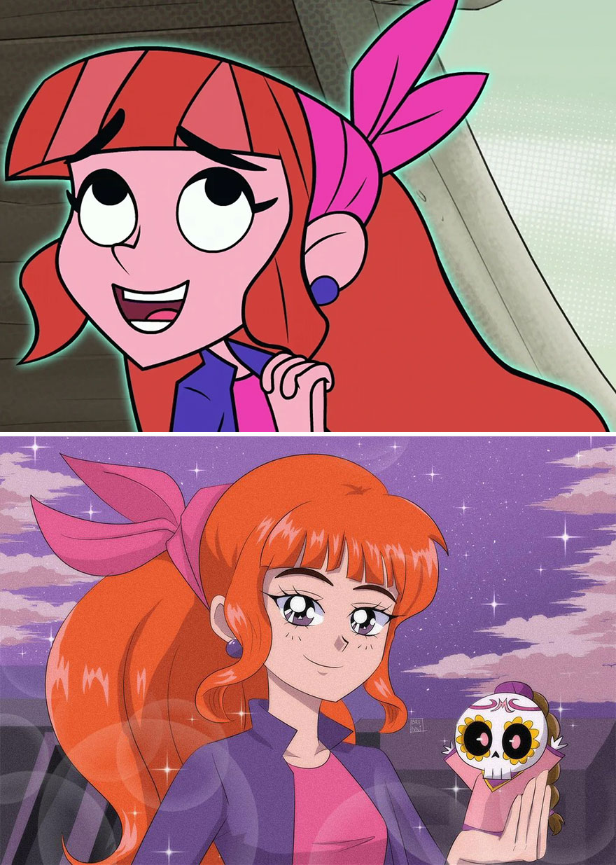 Mexican Illustrator Turns Characters From Famous Movies And Series Into Anime