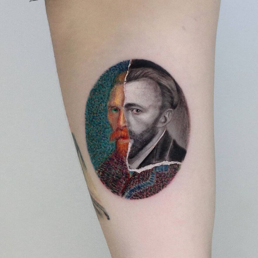 Micro Color Realism Tattoos By Hakan Adik