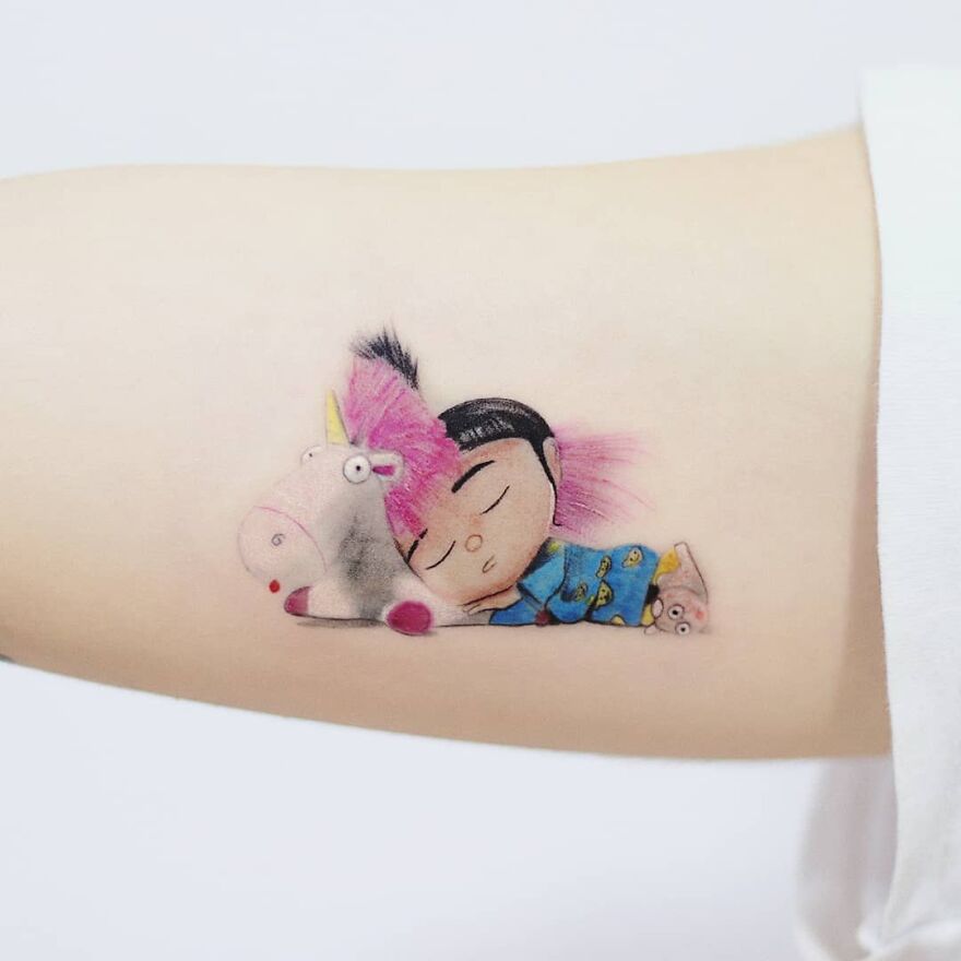 Micro Color Realism Tattoos By Hakan Adik