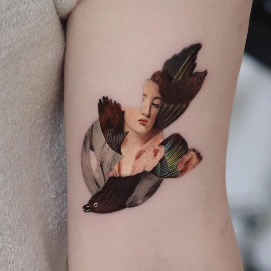Micro Color Realism Tattoos By Hakan Adik