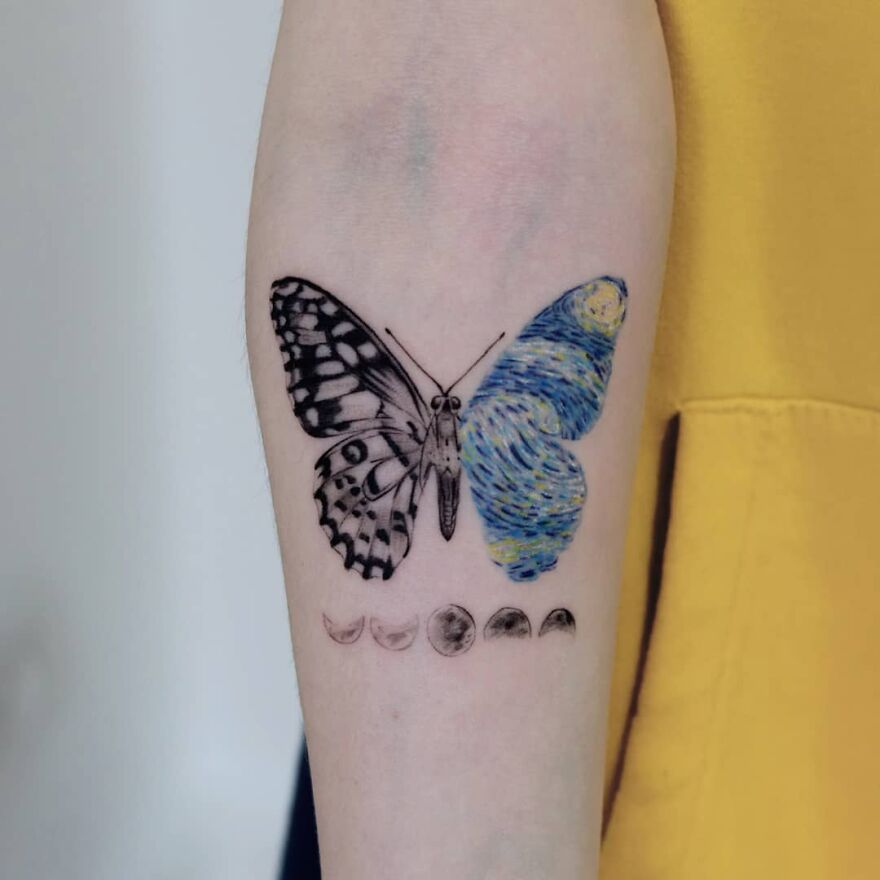 Micro Color Realism Tattoos By Hakan Adik