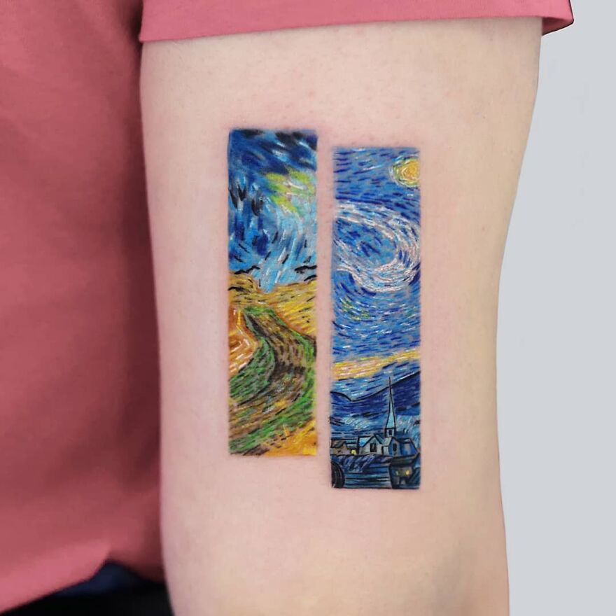 Micro Color Realism Tattoos By Hakan Adik