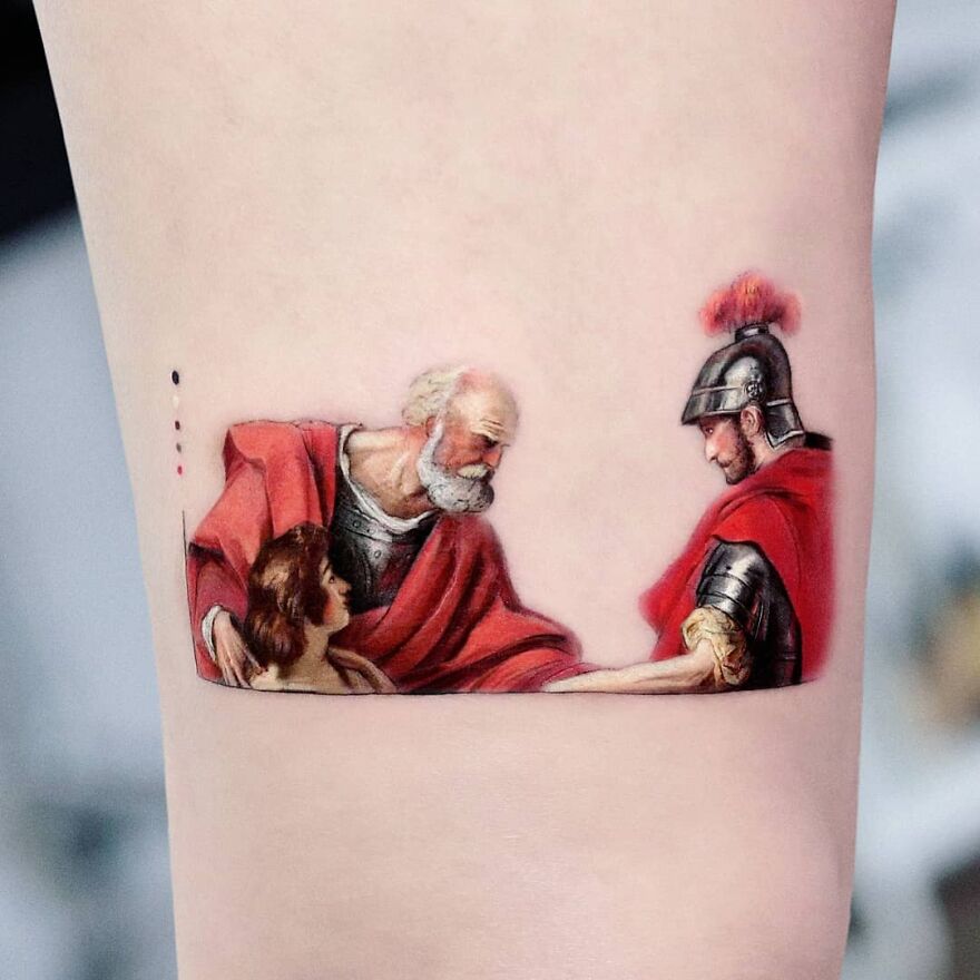 Micro Color Realism Tattoos By Hakan Adik