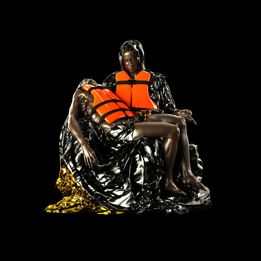 Pietà In Isothermal Blanket