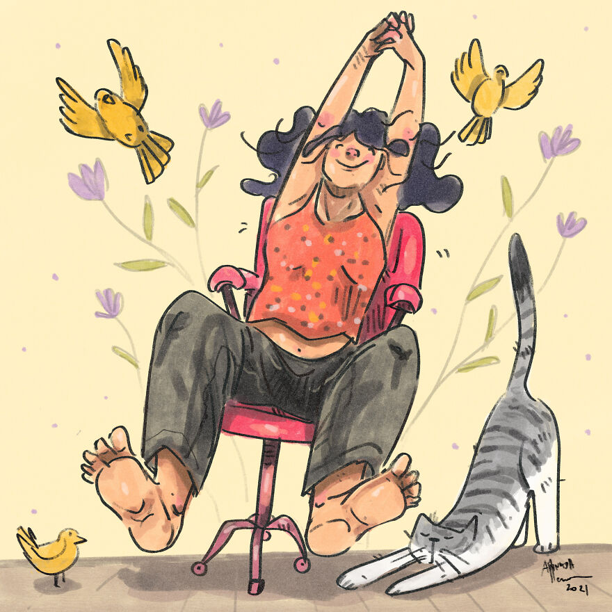 Those Post Work Stretches