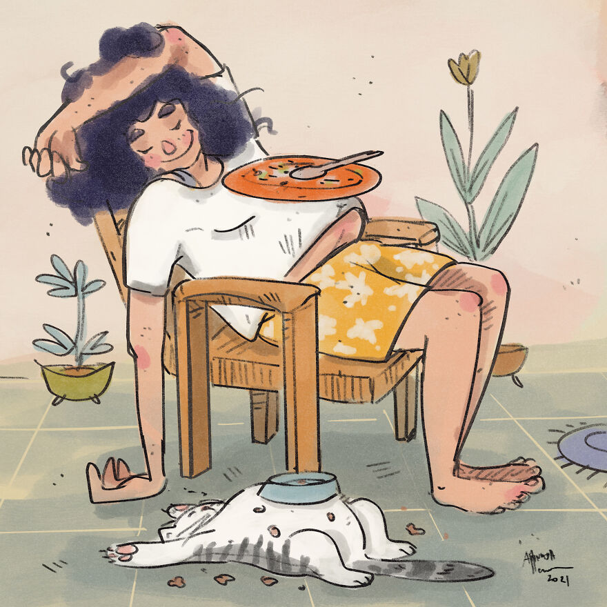 Food Baby With Floof Baby