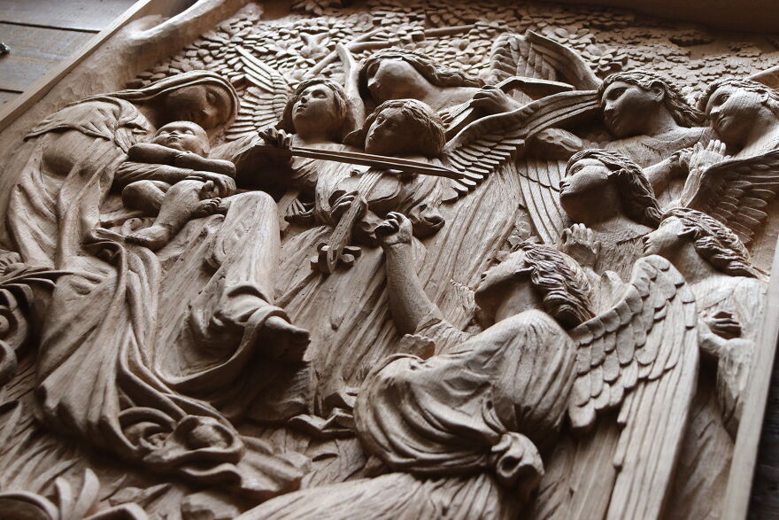 My Relief Wood Carving And Its Creation Process Which Took 7 Months My Relief Wood Carving And Its Creation Process Which Took 7 Months