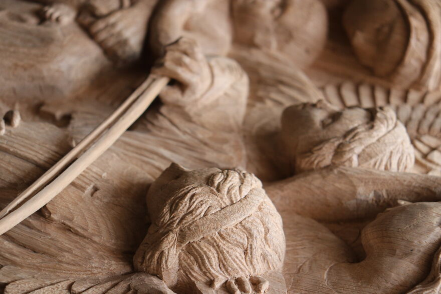 My Relief Wood Carving And Its Creation Process Which Took 7 Months My Relief Wood Carving And Its Creation Process Which Took 7 Months