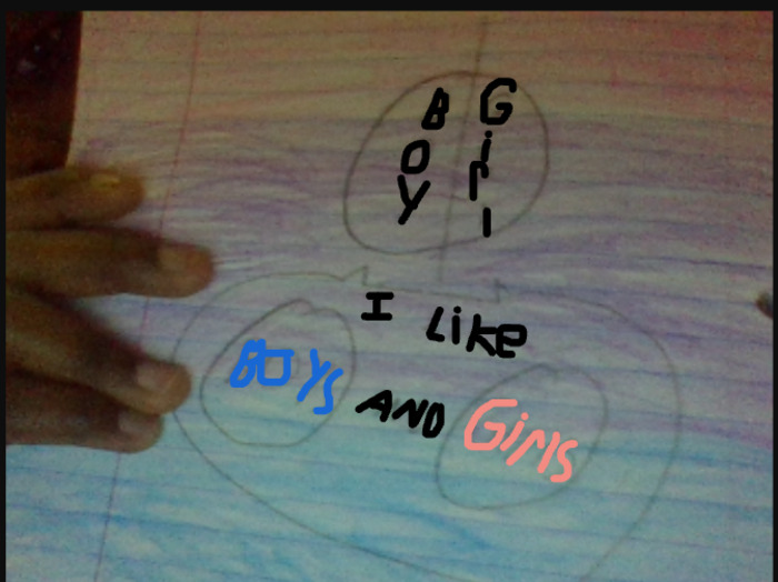 Bisexual-(Can't See The Color That Good And I Had To Trace The Words)