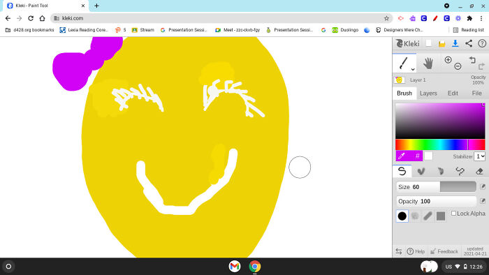 I Made A Little Girl Potato On Kleki