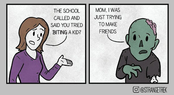 Strangetrek Will Amuse You With His Fun And Sincere Comics