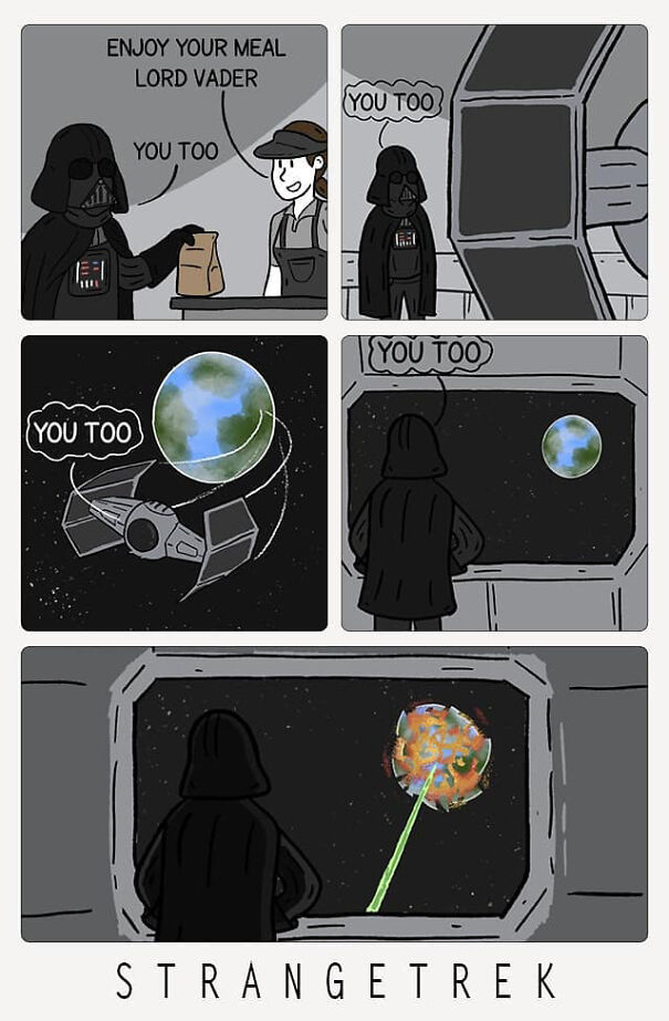 Strangetrek Will Amuse You With His Fun And Sincere Comics