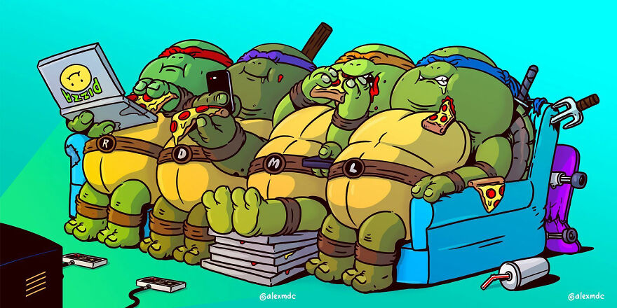 This Artist Explores An Alternate Reality Of Iconic Pop Culture Characters (New Pics)