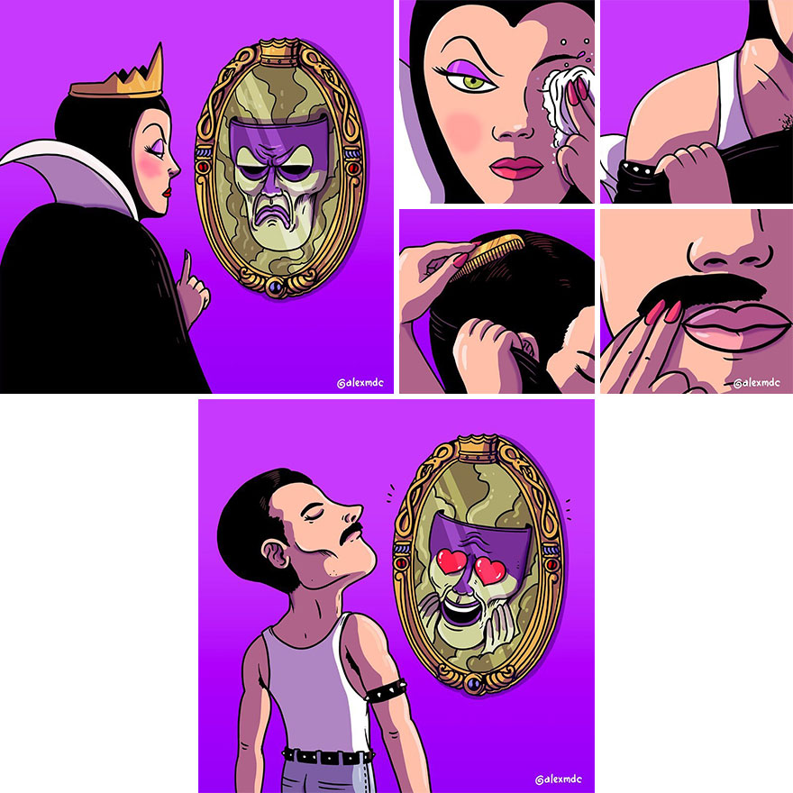 This Artist Explores An Alternate Reality Of Iconic Pop Culture Characters (New Pics)