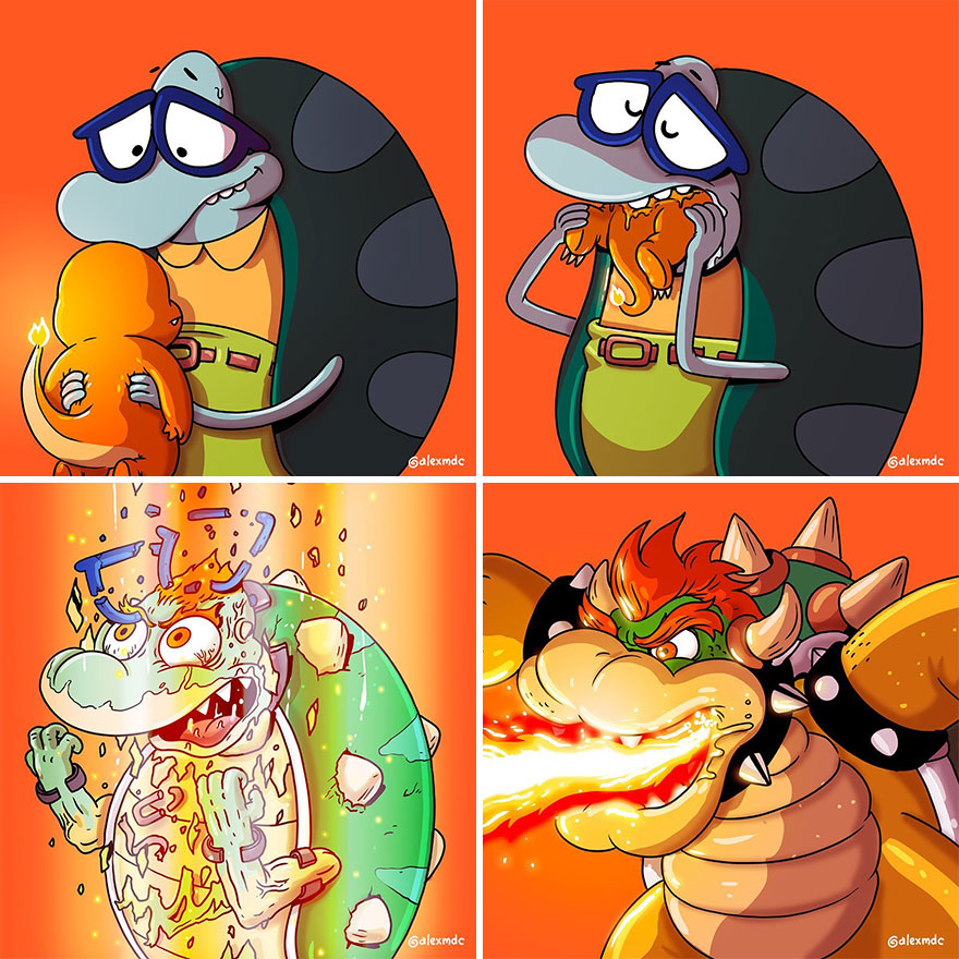 This Artist Explores An Alternate Reality Of Iconic Pop Culture Characters (New Pics)