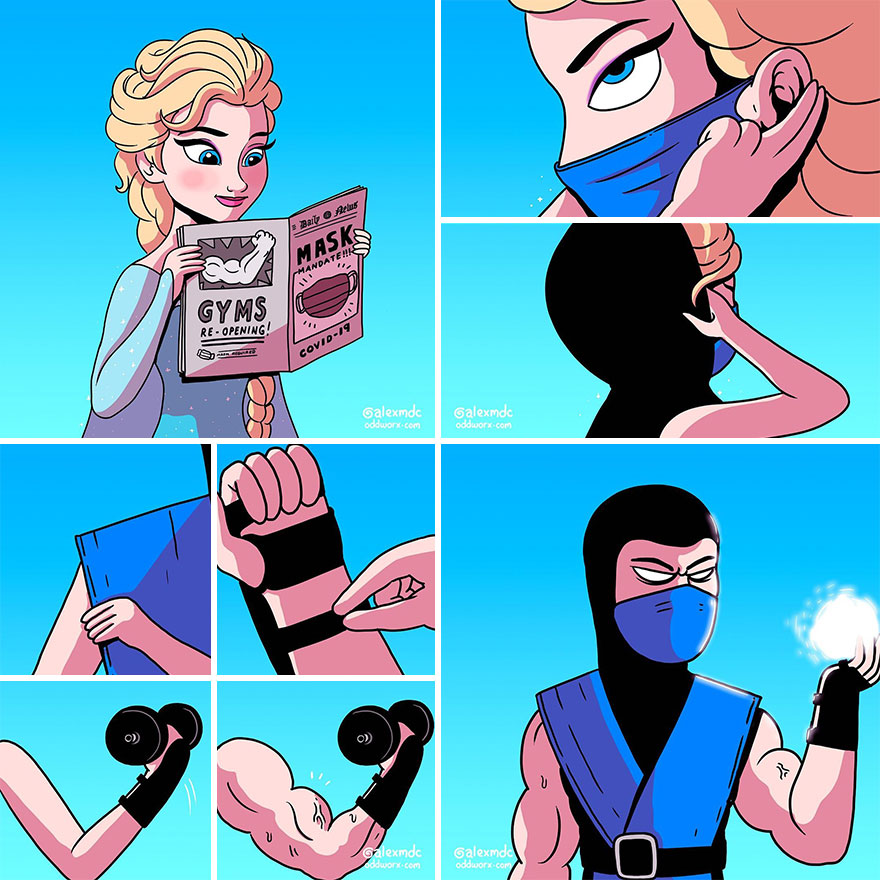 This Artist Explores An Alternate Reality Of Iconic Pop Culture Characters (New Pics)