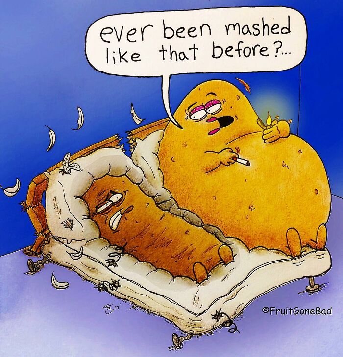 Fruit-Veggies-Foods-Comics-Dark-Humor-Fruit-Gone-Bad-NY-Cartoonist