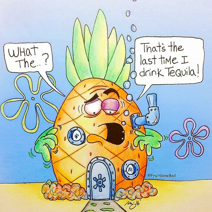 Fruit-Veggies-Foods-Comics-Dark-Humor-Fruit-Gone-Bad-NY-Cartoonist