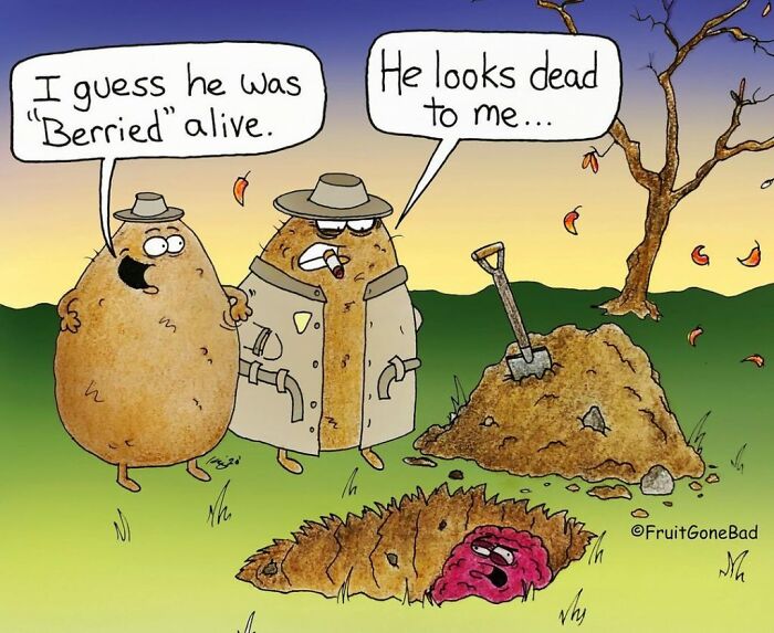 Fruit-Veggies-Foods-Comics-Dark-Humor-Fruit-Gone-Bad-NY-Cartoonist