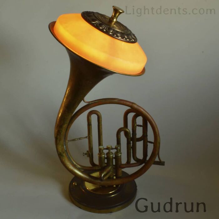 This Artist Turns Old Musical Instruments Into Lamps