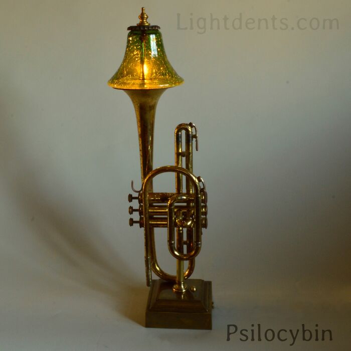 This Artist Turns Old Musical Instruments Into Lamps