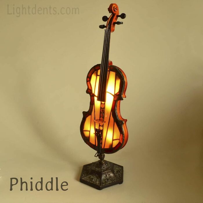 This Artist Turns Old Musical Instruments Into Lamps