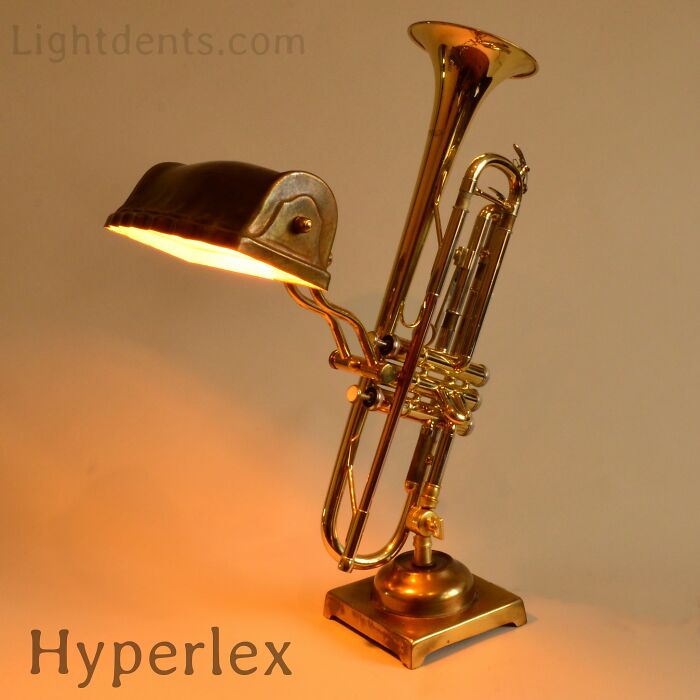 This Artist Turns Old Musical Instruments Into Lamps