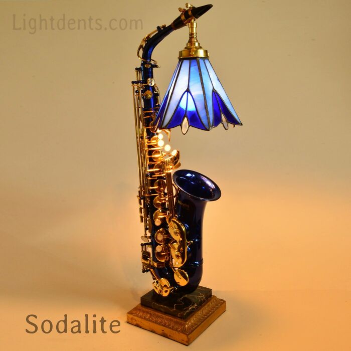 This Artist Turns Old Musical Instruments Into Lamps