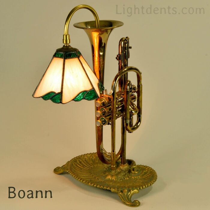 This Artist Turns Old Musical Instruments Into Lamps