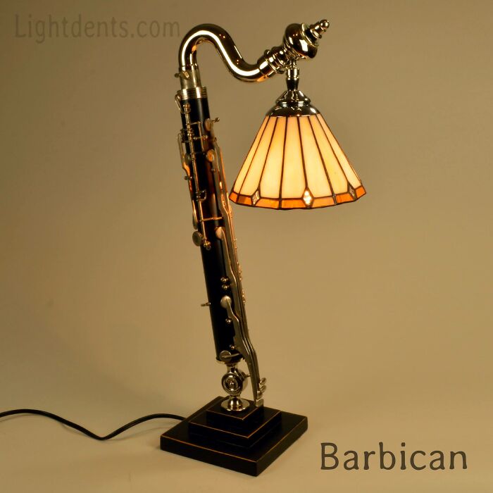 This Artist Turns Old Musical Instruments Into Lamps