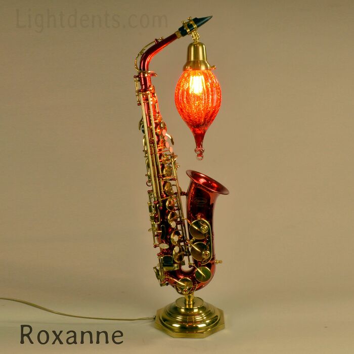 This Artist Turns Old Musical Instruments Into Lamps