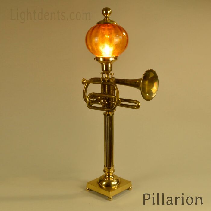 This Artist Turns Old Musical Instruments Into Lamps