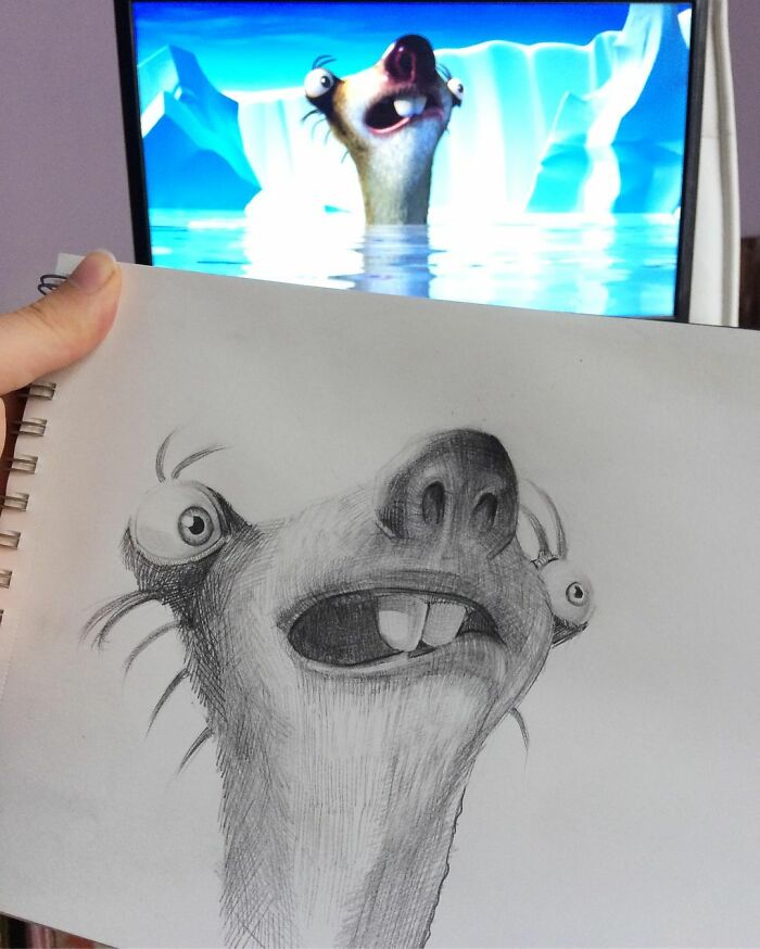 Popular-Characters-Pencil-Drawings-Clsamet