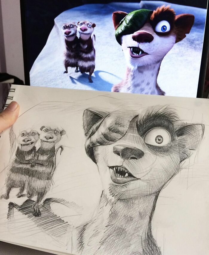 Popular-Characters-Pencil-Drawings-Clsamet