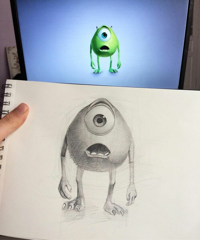 Popular-Characters-Pencil-Drawings-Clsamet