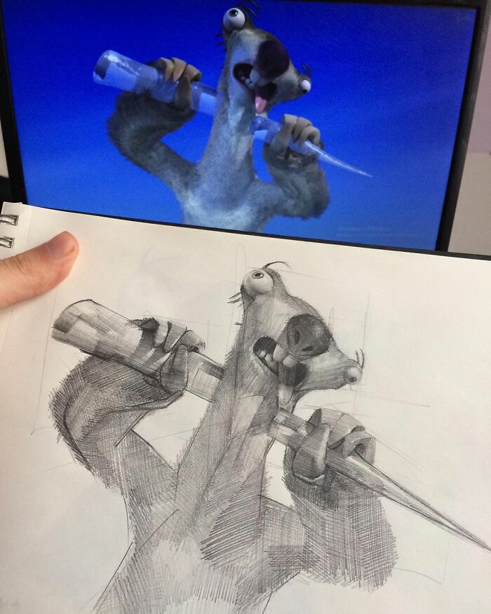 Popular-Characters-Pencil-Drawings-Clsamet