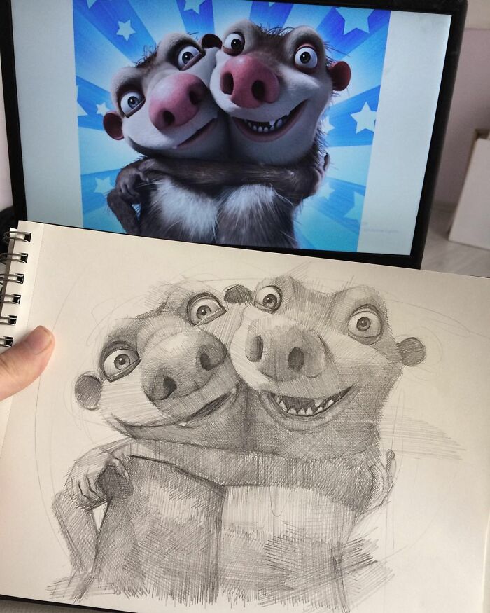 Popular-Characters-Pencil-Drawings-Clsamet