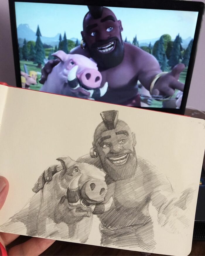 Popular-Characters-Pencil-Drawings-Clsamet