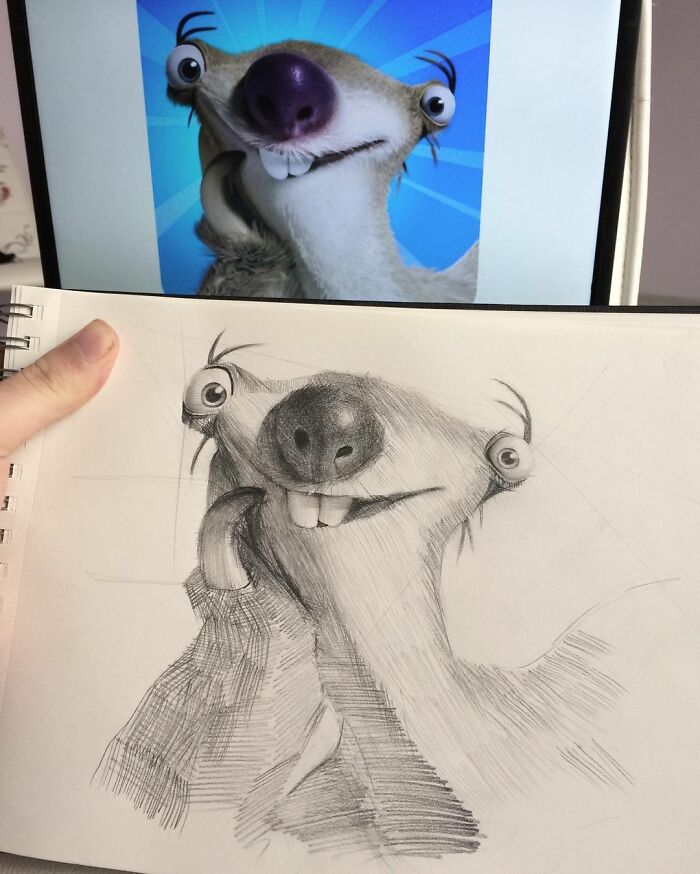 Popular-Characters-Pencil-Drawings-Clsamet